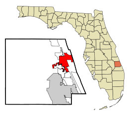 Fort Pierce, Floride - Carte