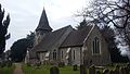 St Mary's Church, Bentworth in winter