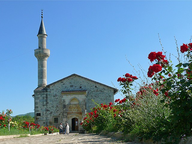 Uzbek Khan Mosque in Eski Qırım (Solhat), built in the Golden Horde period