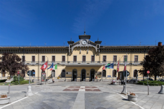 <span class="mw-page-title-main">Domodossola railway station</span> Railway station in Domodossola, Italy