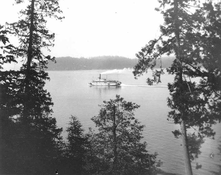 File:Steamship MULTNOMAH viewed from rustic bridge in Point Defiance Park, Tacoma, July 26, 1898 (WAITE 158).jpeg