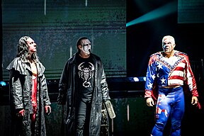 Sting and sons at AEW Revolution 2024.jpg