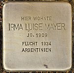 Stumbling block for Irma Luise Mayer (Heidelberg) .jpg