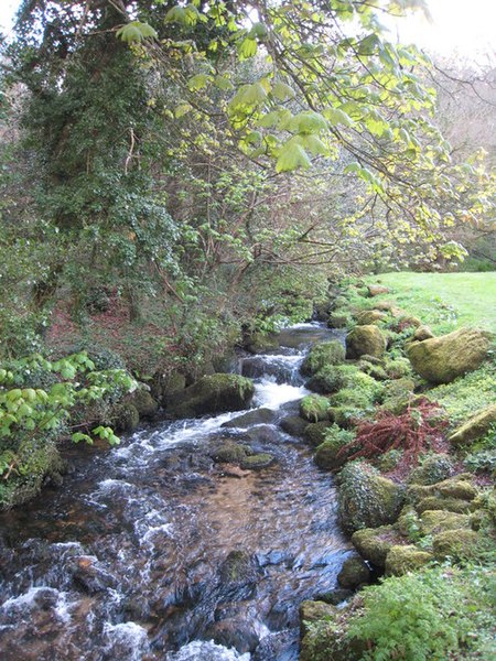 File:Stream at the head of Polwheveral Creek - geograph.org.uk - 760680.jpg