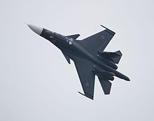 A Sukhoi Su-34 at the MAKS 2013