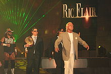 Ric Flair leading Fourtune to the ring in July 2010 TNA Fortune.jpg