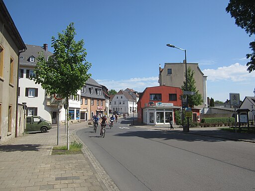 Taucha Leipziger Straße An der Parthe 2018