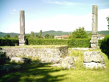 Temple gallo-romain Izernore.