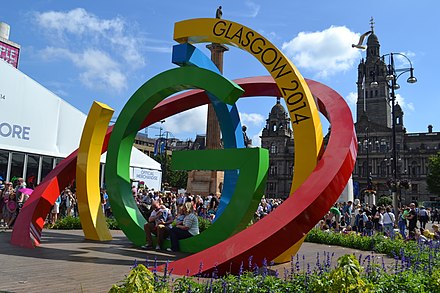 The 'Big G' was set up two months before the Games in George Square