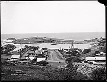 The harbour at Kiama (c. 1905-1917). Photographer Kerry, Charles H., from the Tyrrell Collection of the Powerhouse Museum. The Harbour, Kiama (4903838158).jpg