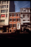 The House Where Lincoln Died (The Peterson House, located across the street from Ford's Theatre) HOUS1852.jpg