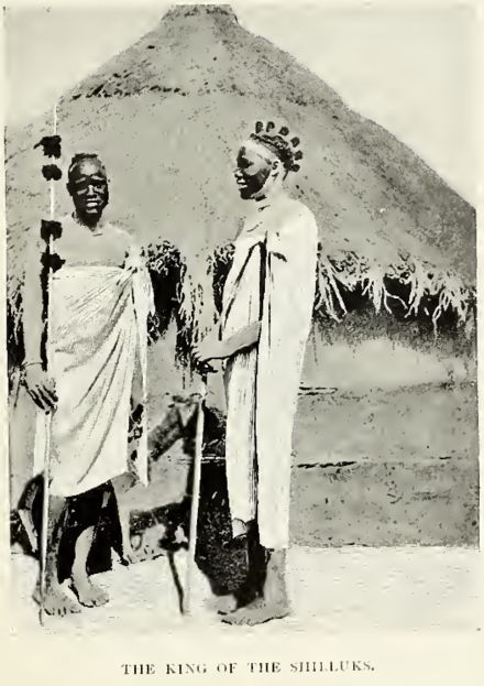 The Shilluk king in 1908