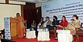 The Minister of State for Food Processing Industries, Sadhvi Niranjan Jyoti addressing at the National Conference on Spurring, Financing & Investments in the Food Processing Sector.jpg