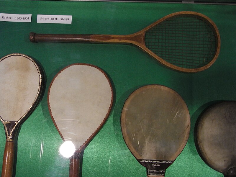 File:The racket collection of the ITTF museum on exhibition of 2009 (3503758853).jpg