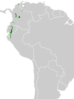 Distribución geográfica del trepamusgos flamulado.