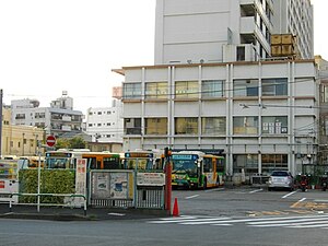 Toei Bus Minami-Senju Depot.JPG