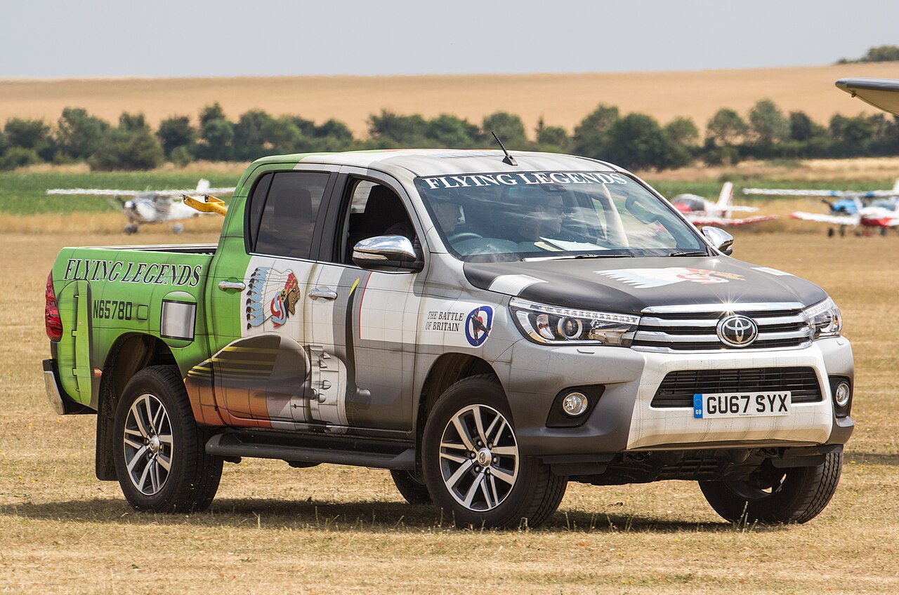 Image of Toyota HiLux Flying Legends air show (28645536757)