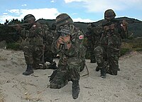 Թուրքիայի ՌԾՆ-ի ծովային հետևակի հատուկ նշանակության զորամասի զինծառայողները Սարդինիայում (Իտալիա)՝ Destined Glory 2005 զորավարժության ժամանակ, 07.10.2005 թ.