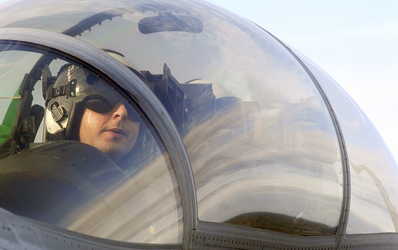 File:US Navy 070113-N-5345W-031 A bead of sweat trickles down the face of Lt. Cmdr Mark Callari, a Naval Aviator assigned to the Red Rippers of Strike Fighter Squadron One One (VFA-11).jpg