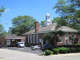 Postkontoret i centrala Hinsdale.
