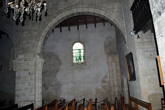 Villenave-d'Ornon église nef sud arcade 1.jpg