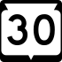 Маркер State Trunk Highway 30 