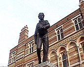 William Webb Ellis' statue