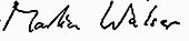 signature de Martin Walser
