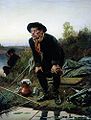 Rybář, 1871, olej na plátně