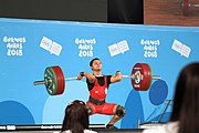 Deutsch: Gewichtheben bei den Olympischen Jugendspielen 2018; Tag 2, 10. Oktober 2018; Jungen 62 kg English: Weightlifting at the 2018 Summer Youth Olympics at 8 October 2018 – Boys' 62 kg