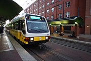 DART Light Rail Blue Line train