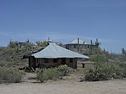 Wickenburg Vulture Mine-Ghost town houses.jpg