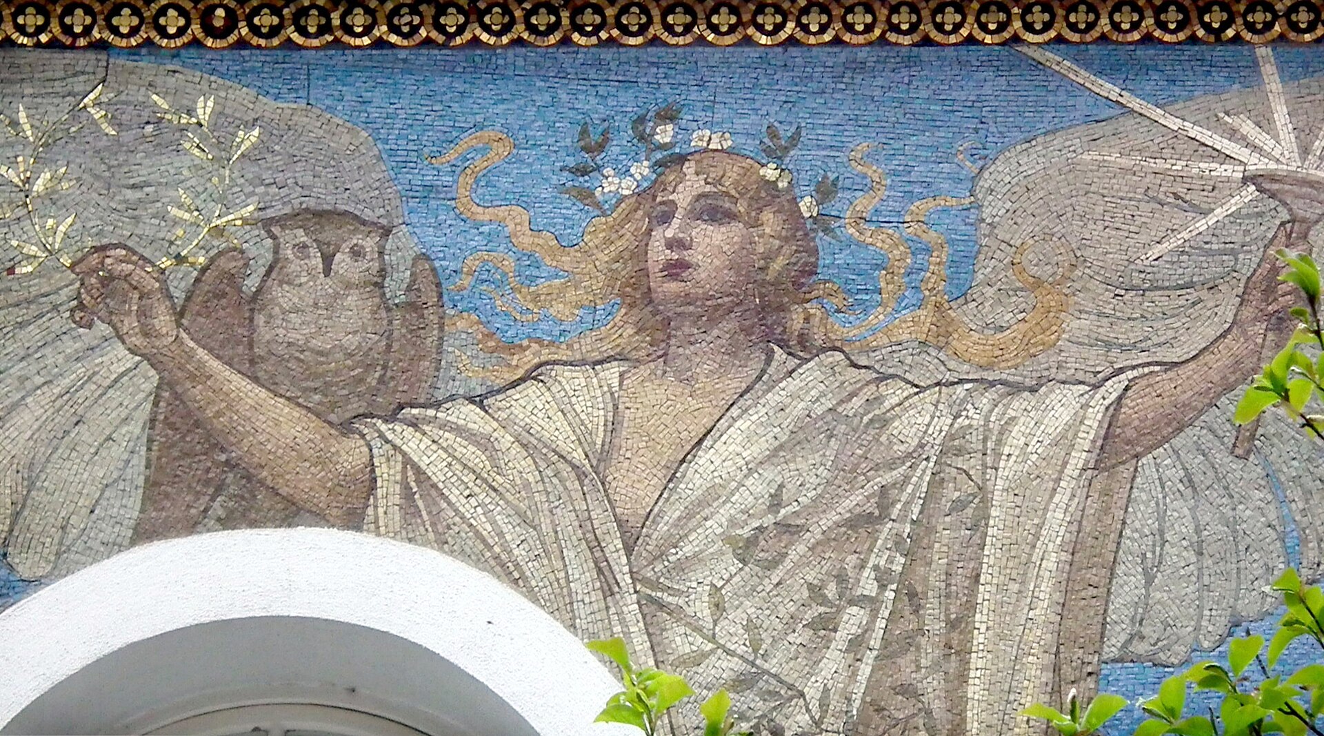 Wien, KÃrntnerstrasse 16, Mosaik.JPG