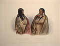 Woman of the Snake tribe and woman of the Cree tribe