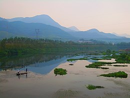 Die Fushuirivier in Huangshi.