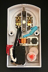 Switch clock - Interior view