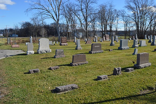 Zion Cemetery, U.S. Route 6 southeast of Stryker