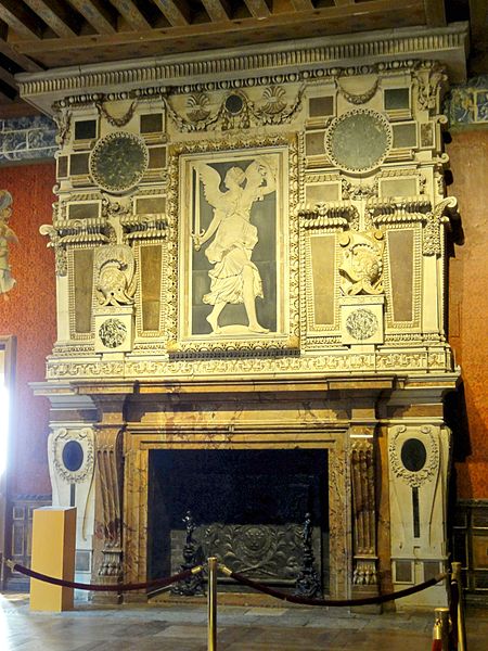 Fireplace in the Grand Hall of the King, Château d'Écouen (1538–1550)