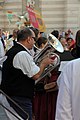 Deutsch: Auftritt des Musikvereins Weinland aus Neckenmarkt und Horitschon am Michaelerplatz