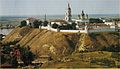 Vue de l'église (sans son clocher) sous le kremlin de Tobolsk dans les années 1990