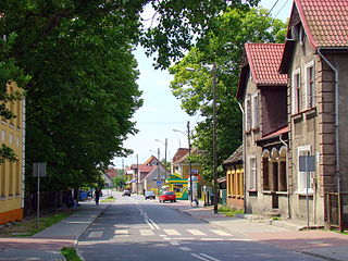 Trzebież Village in West Pomeranian Voivodeship, Poland