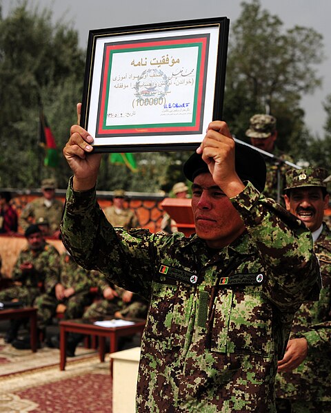 File:100,000th Afghan National Security Force Literacy Graduate (5984686838).jpg