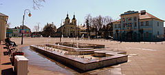 Plac Tadeusza Kościuszkiw Aleksandrowie Łódzkim