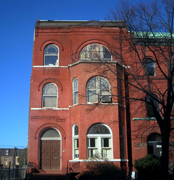 Johnson lived here in the Logan Circle neighborhood of Washington, D.C., while serving as national organizer for the National Association for the Adva