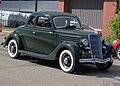 1935 Ford De Luxe five-window coupe, front right view