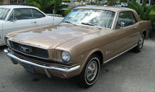 Ford Mustang (1965-1973) 1966 Ford Mustang T-5 car.JPG