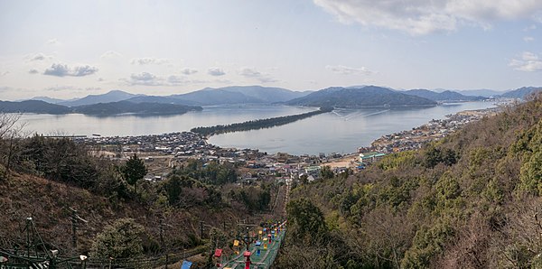 Amanohashidate in Miyazu, Kyoto Prefecture, Japan