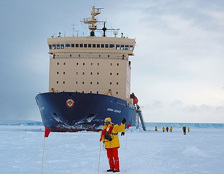 Most visitors to Antarctica's frozen landscape arrive via ship-borne cruises.