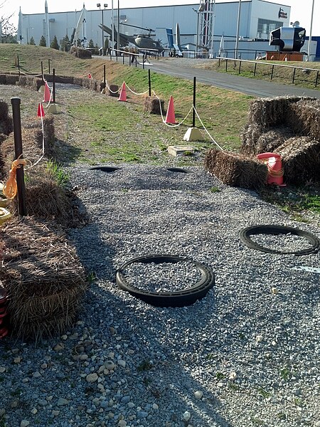 File:2013 Great Moonbuggy Race obstacle preparation.jpg