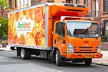 A delivery truck from the online-only grocery delivery service, FreshDirect, which services metro New York City 20190509 freshdirect - transportation location shoot (day 2) 31A7892.jpg